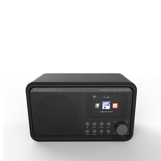 Basic albrecht dr 490 dab+ hybrideradio zwart