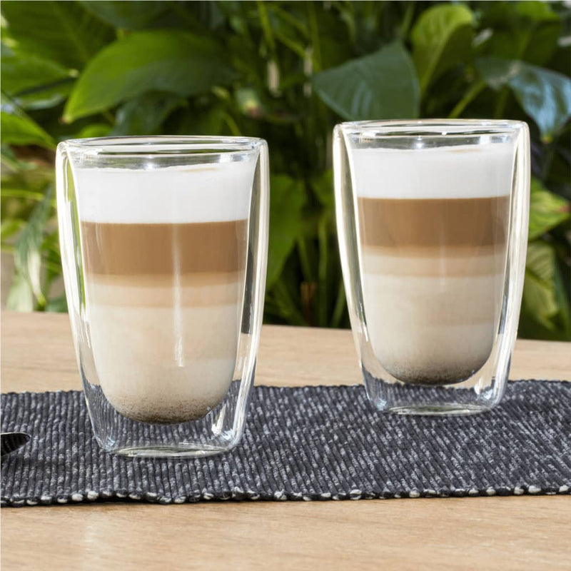 Load image into Gallery viewer, HI HI 2-delige Glazenset latte macchiato 400 ml transparant
