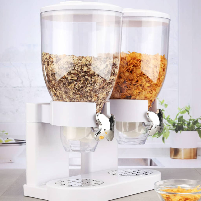 Load image into Gallery viewer, Hi ontbijtgranen dispenser 2 x 3,5 l wit
