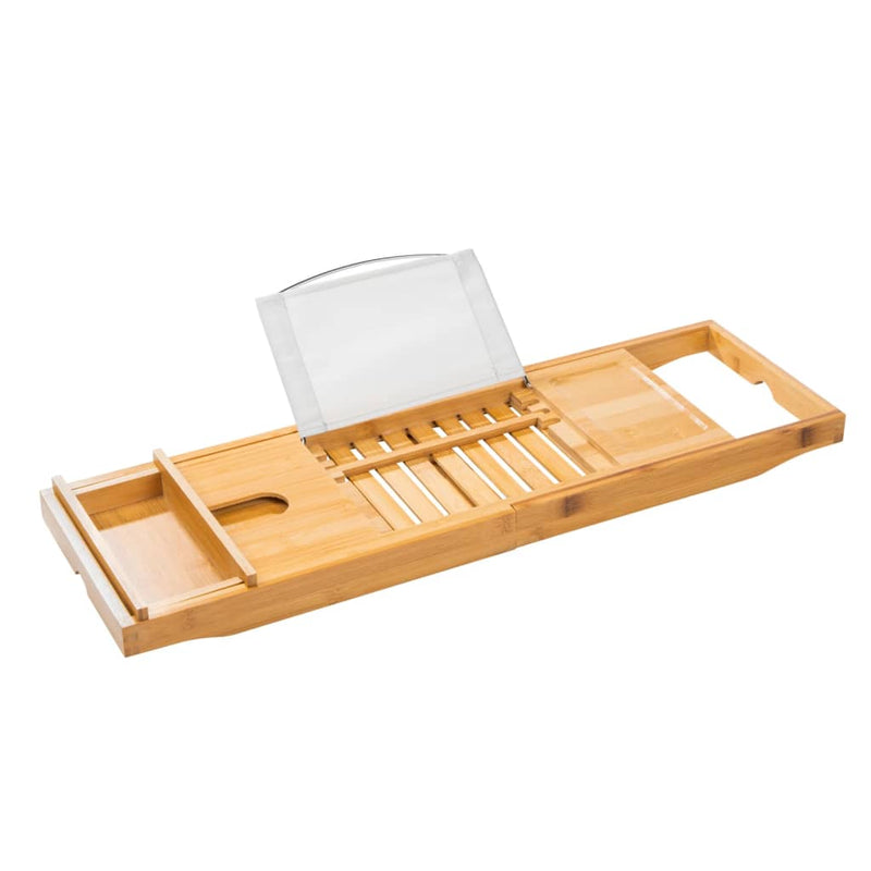 Load image into Gallery viewer, HI HI Badkuiprek verstelbaar (70-105)x22x4 cm bamboe
