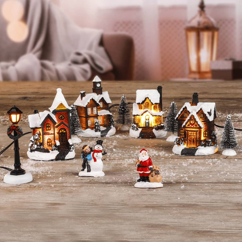 Load image into Gallery viewer, HI Hi Kerstdorp met LED's
