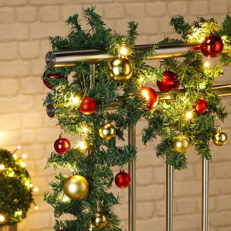 Load image into Gallery viewer, Hi kerstslinger met 80 warmwitte led's 20 m
