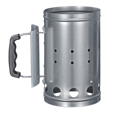 Hi barbecuestarter met handvat 16,5 cm zilverkleurig