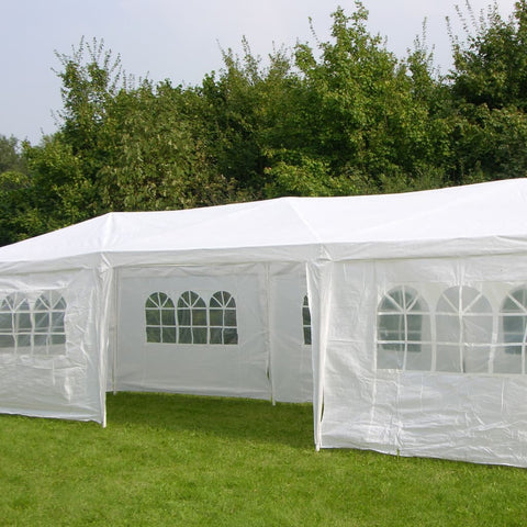 HI HI Partytent met zijwanden 3x9 m wit