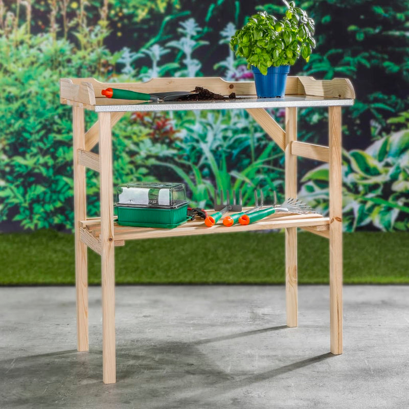 Load image into Gallery viewer, Hi oppottafel 82x38x78 cm hout
