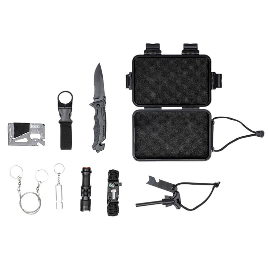 Hi 10-delige survivalset zwart