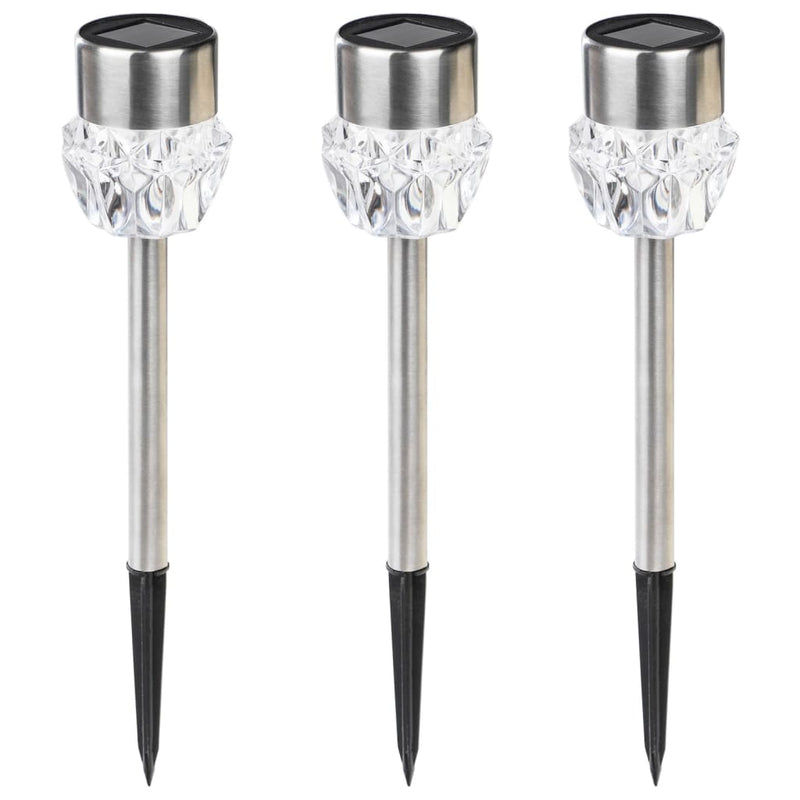 Load image into Gallery viewer, Hi hi padverlichting solar led 3 st kristal
