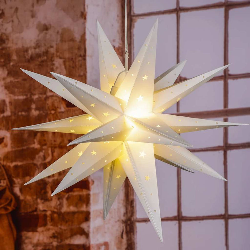 Load image into Gallery viewer, Hi lampion kerstster led 58 cm
