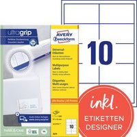 Etiketten avery 3679 wit