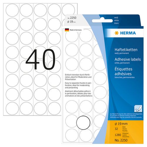 Multifunctionele etiketten herma