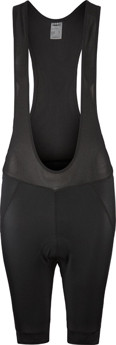 Craft balance bib w dames fietsbroek - black-rock - maat s