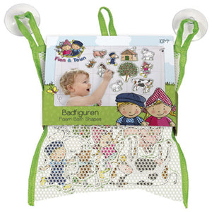 Bambolino fien en teun bad foam figuren 10 stuks | 2 stuks