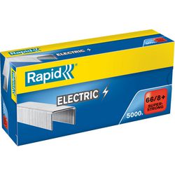Nietjes rapid zilver 66 8+ staal 5.000 stuks 50 vel