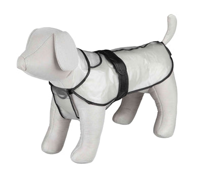 Load image into Gallery viewer, Trixie regenjas tarbes transparant zwarte stroken
