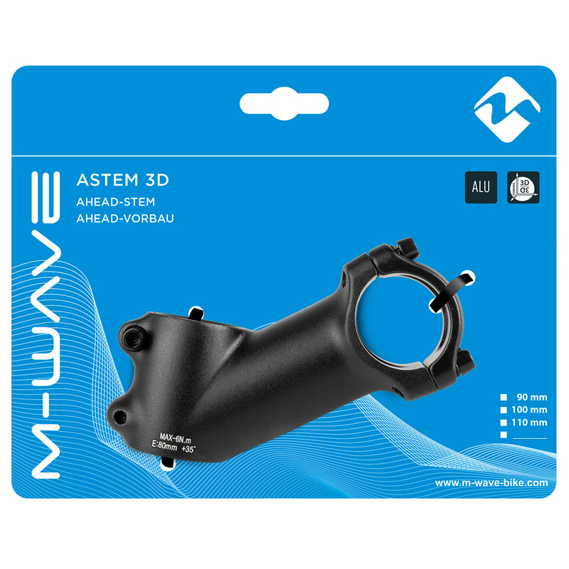 Cargue la imagen en el visor de la galería, M-wave st-m3.2 ahead handle stem
