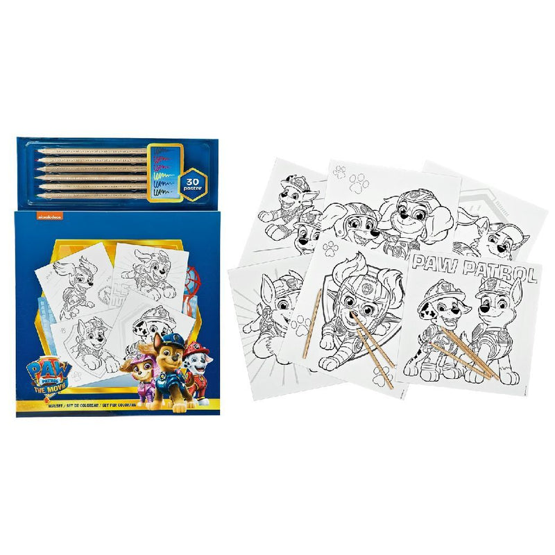 Load image into Gallery viewer, Paw patrol kleurboek met 6 kleurpotloden
