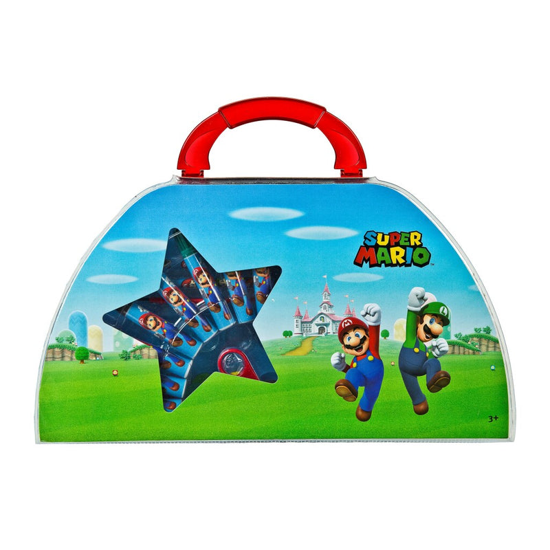 Load image into Gallery viewer, Super mario kleurkoffer 51-delig
