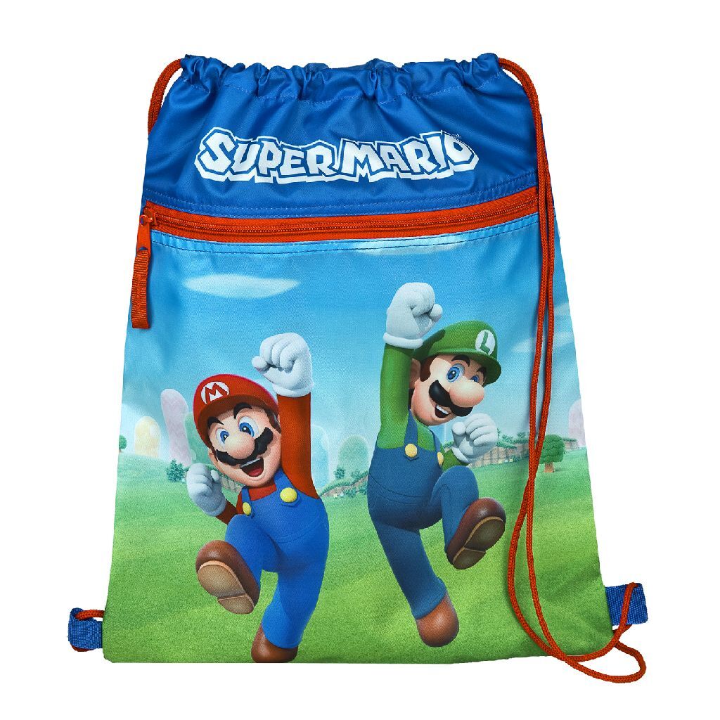 Undercover Super Mario Rugtas met Koordjes