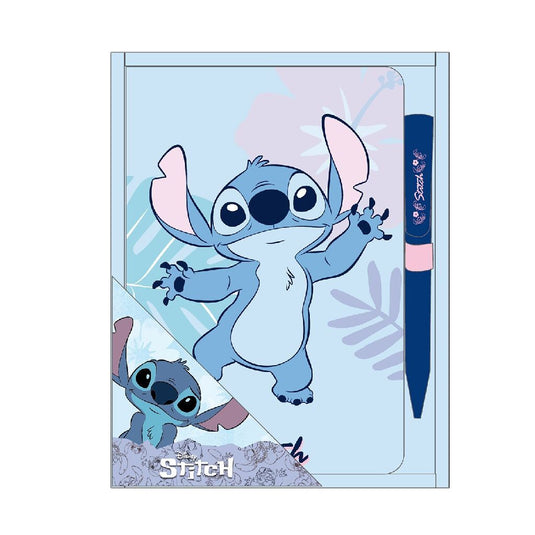 Lobbes squishy notitieboek stitch met pen