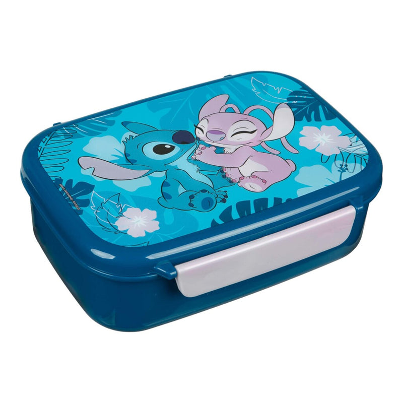 Load image into Gallery viewer, Van der meulen disney stitch lunch box blauw lila
