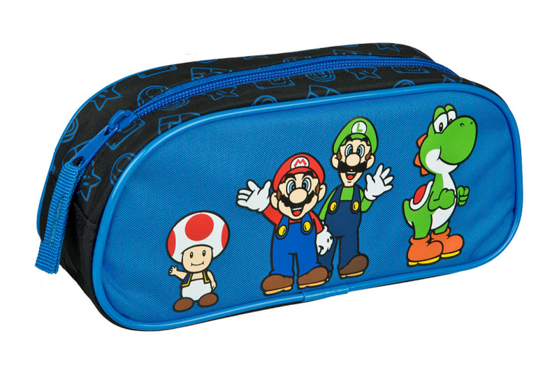 ギャラリービューアに画像をロードする, Undercover etui super mario blauw met rits
