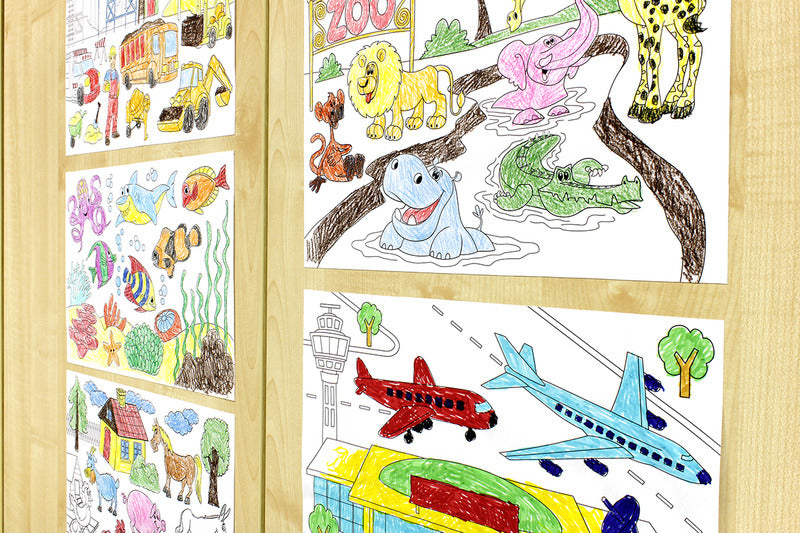 Load image into Gallery viewer, Van der doelen info notes in-8719-08 kleurboek 300mm x 200mm colouring book
