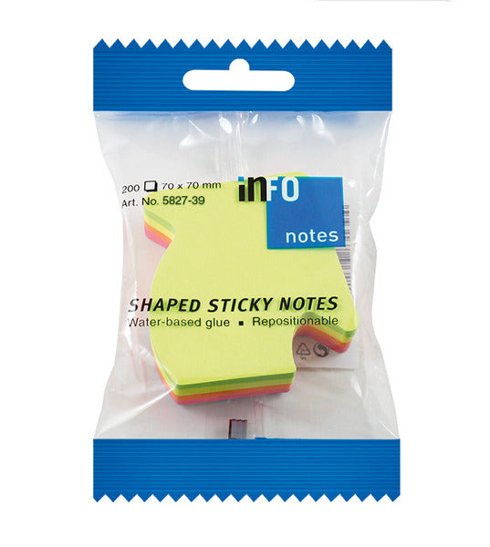 Load image into Gallery viewer, Info notes in-5827-39 info shaped sticky notes 67x68 pijl 200 vel
