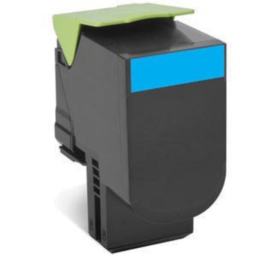 Tonercartridge lexmark 802hce cyaan