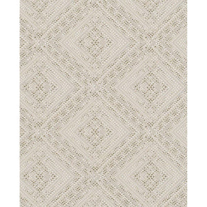 Noordwand behang topchic tone on tone diamonds metallic beige