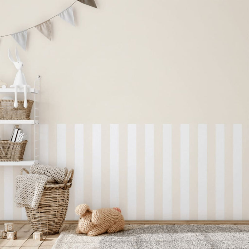 Load image into Gallery viewer, Noordwand noordwand behang topchic stripes beige en wit
