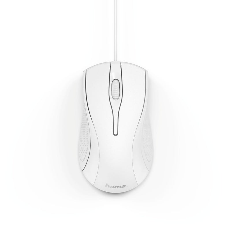 Load image into Gallery viewer, Hama optische muis met 3 knoppen mc-200 met kabel wit
