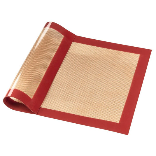 Xavax siliconen bakmat hoekig 40 x 30 cm rood-bruin