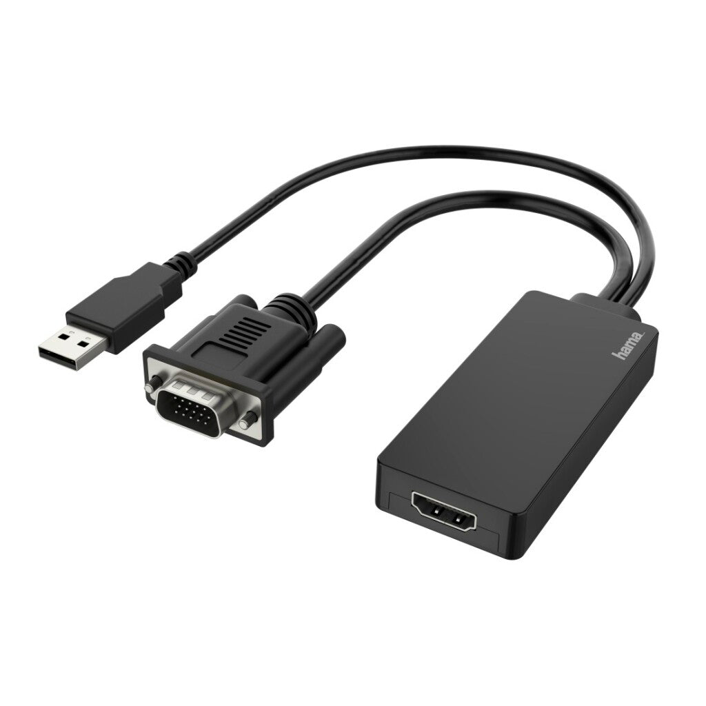 Hama video-adapter vga+usb-stekker hdmi trade;-aansluiting full-hd 1080p