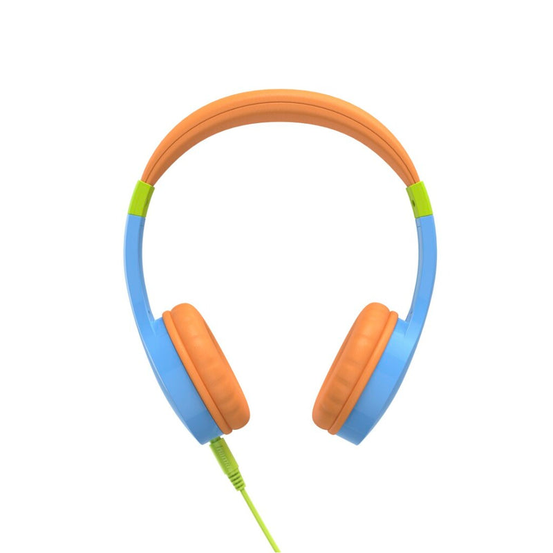 Load image into Gallery viewer, Hama kids guard on-ear kinderkoptelefoon blauw oranje

