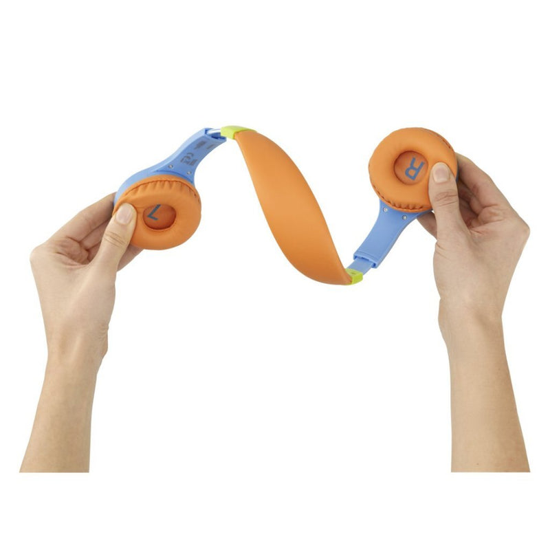 Load image into Gallery viewer, Hama kids guard on-ear kinderkoptelefoon blauw oranje
