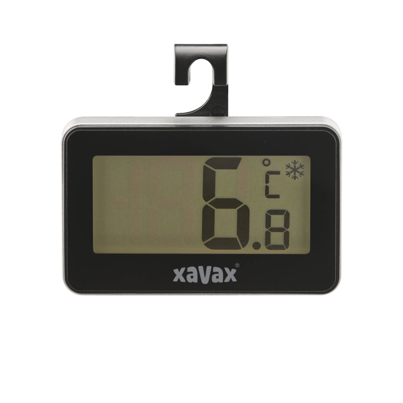 Load image into Gallery viewer, Xavax digitale thermometer voor koelkast vrieskast en vrieskist zwart
