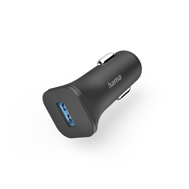 Load image into Gallery viewer, Hama auto-oplader met usb-a-aansluiting 6 w zwart
