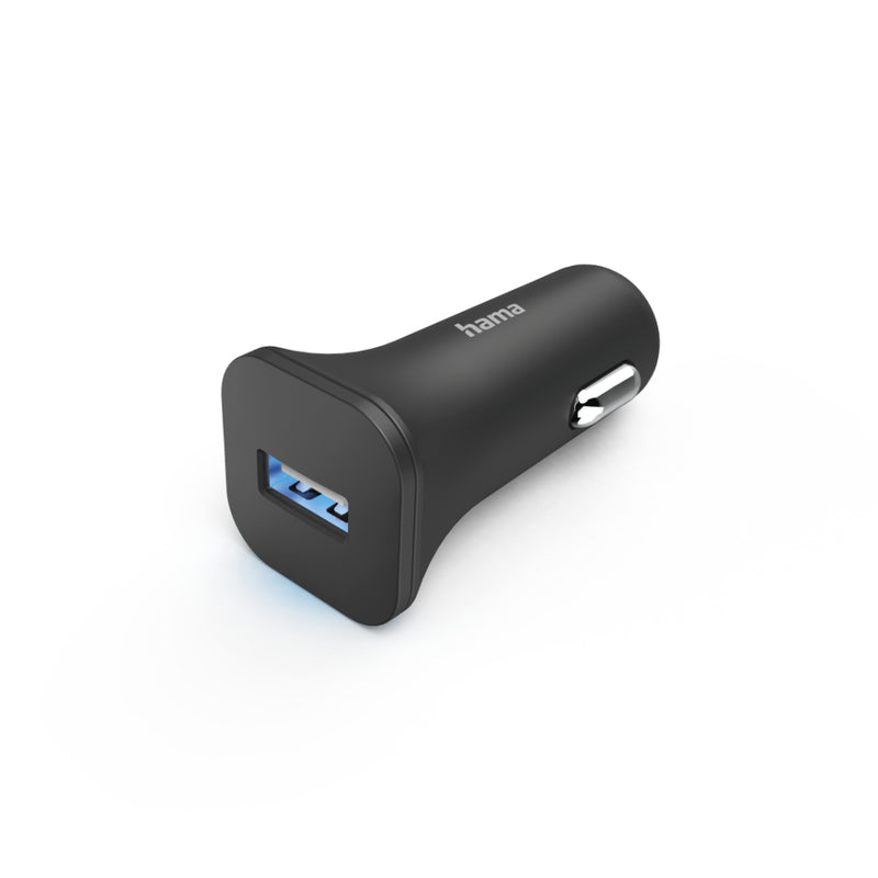 Load image into Gallery viewer, Hama auto-oplader met usb-a-aansluiting 6 w zwart

