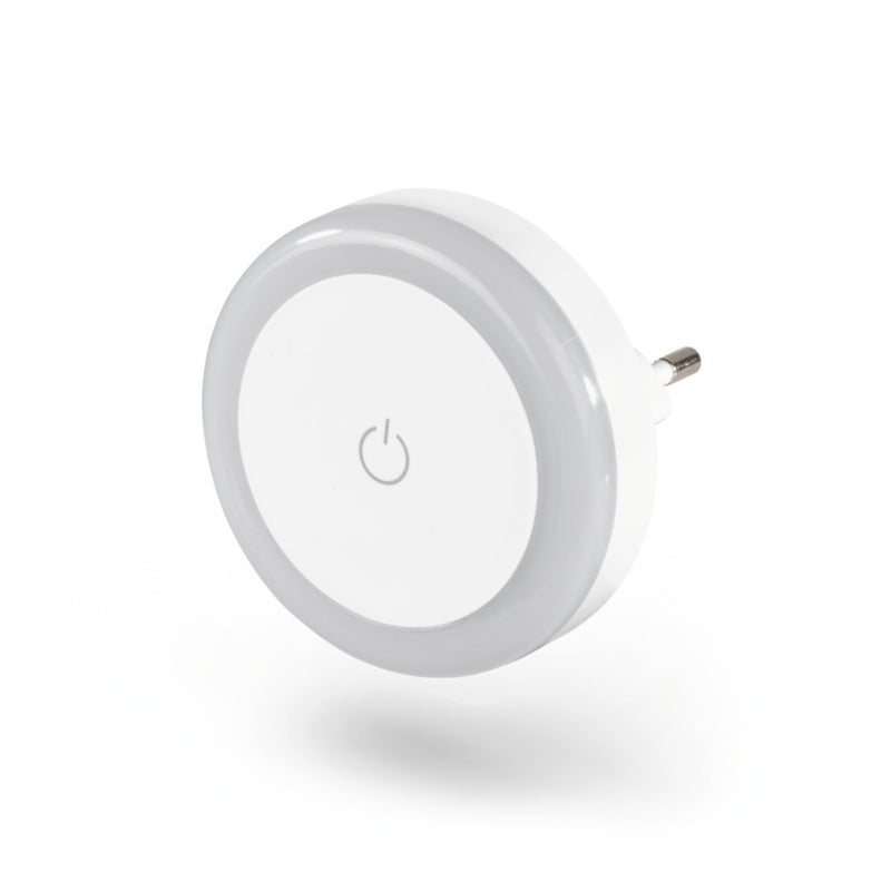 Afbeelding laden in galerijviewer, Hama led-nachtlampje touch switch voor stopcontact aanraakknop warm licht
