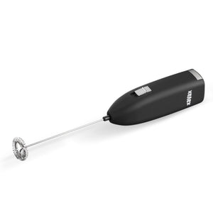Xavax elektrische melkopschuimer – handstaaf – batterij – zwart