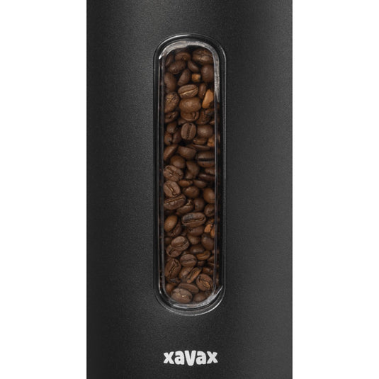 Xavax koffieblik voor 1,3 kg bonen of 1,5 kg poeder luchtdicht aromadicht zw