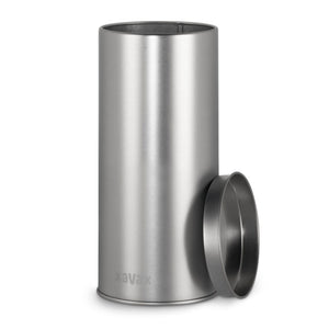 Xavax koffiepad-blik voor bewaren van 20 senseo-pads etc. metaal zilver
