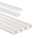 Hama kabelgoot zelfklevend halfrond 100x1.1x1 cm 4 stuks pvc wit