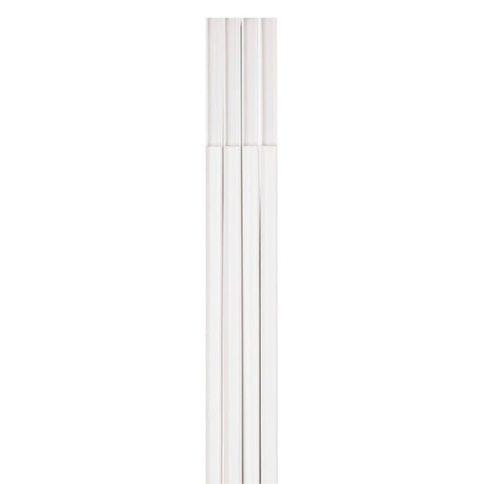 Hama kabelgoot zelfklevend halfrond 100x1.1x1 cm 4 stuks pvc wit
