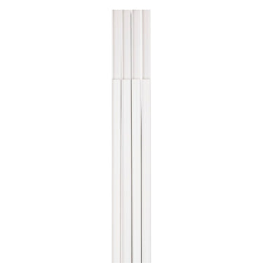 Hama kabelgoot zelfklevend halfrond 100x1.1x1 cm 4 stuks pvc wit