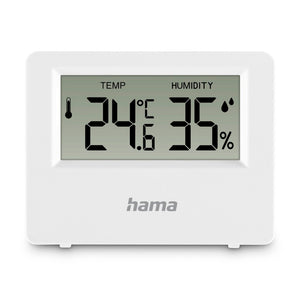 Hama thermometer + hygrometer voor binnen en buiten wit