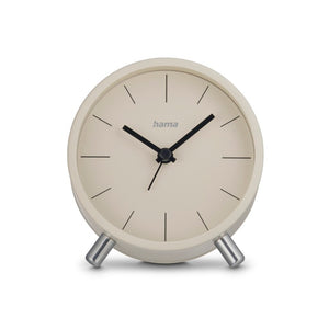 Hama wekker- flores - geluidsarm- grijs beige
