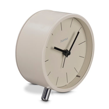 Hama wekker- flores - geluidsarm- grijs beige