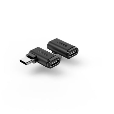 Hama usb-c-hoekadapter 90 deg; usb 3.2 gen2 10 gbit s 5 a 240 w set van 2