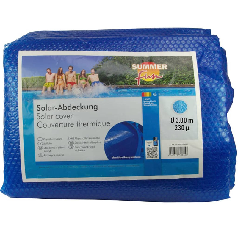 Load image into Gallery viewer, Summer fun zomerzwembadhoes solar rond 300 cm pe blauw
